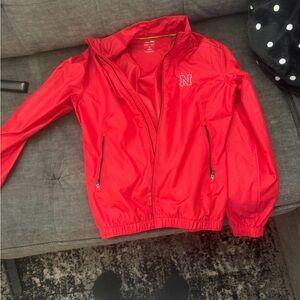 Womens adidas Red nebraska huskers Jacket small